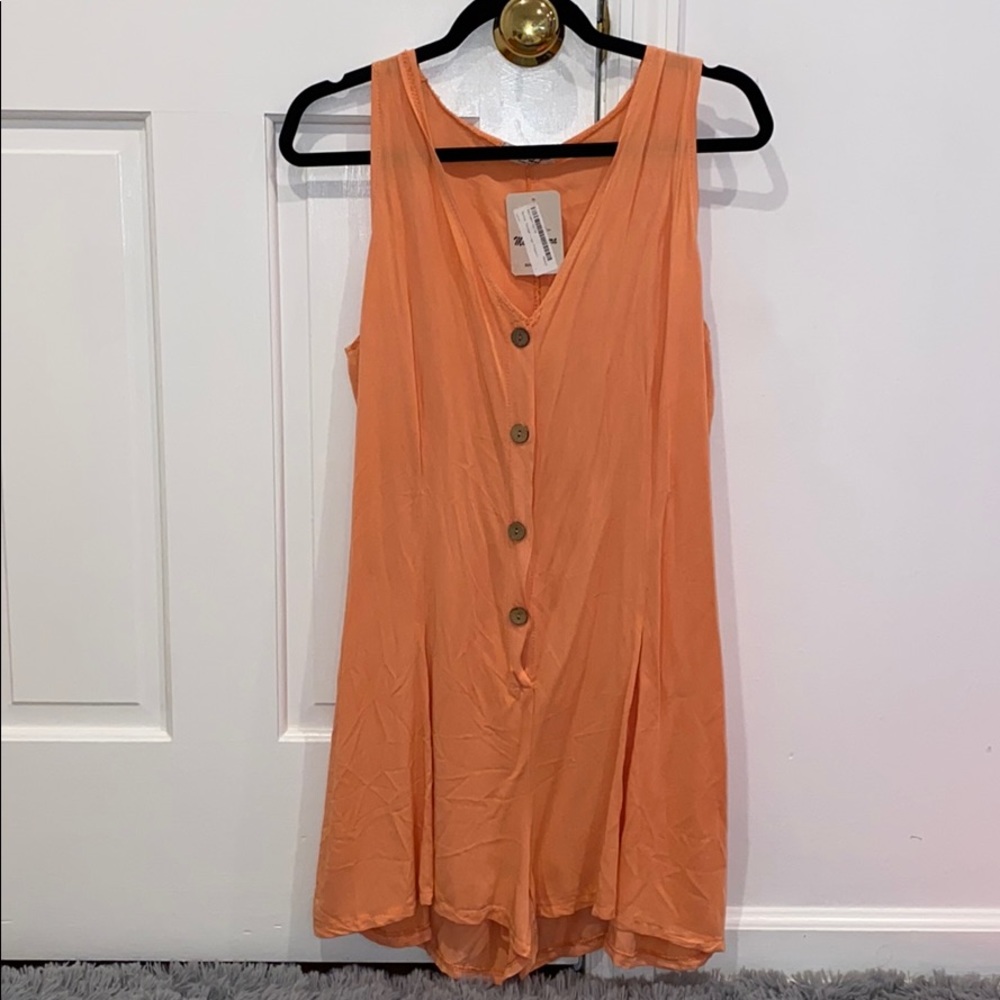 Coral Romper NWT!!!